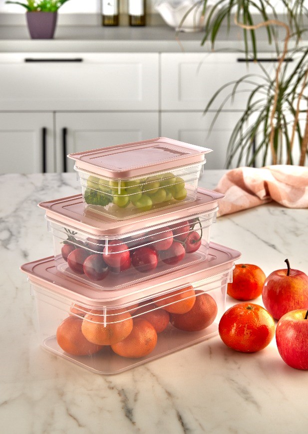 Saklama Kabı Set 3 Ad. ( 375 +900+1700 ml)