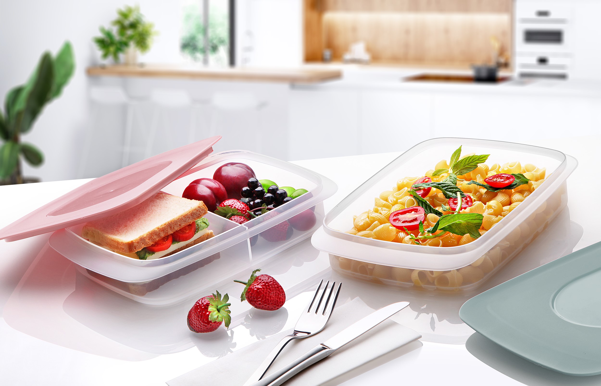 Katlı Saklama Organizer  2 li Set (2x 1,35 lt)