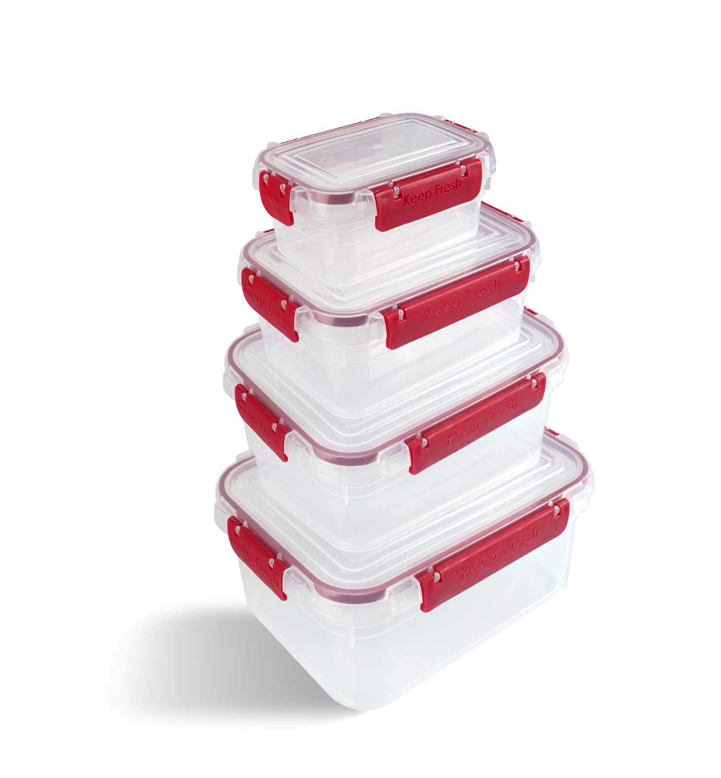 Silikon Contalı Saklama Kabı Set 4 Ad. (375+900+1700+3000 ml)