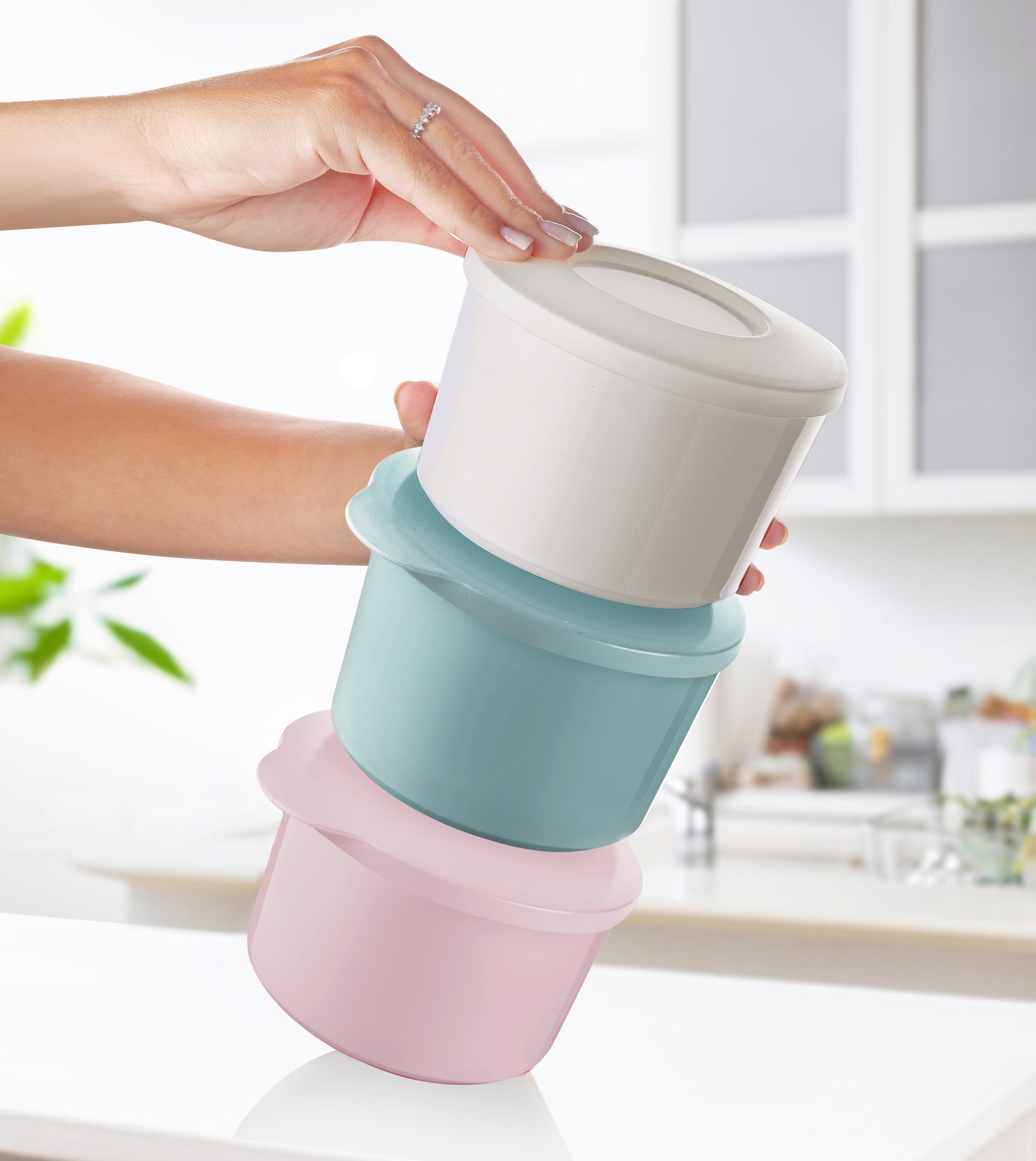 Renkli Saklama Kabları 800 ml